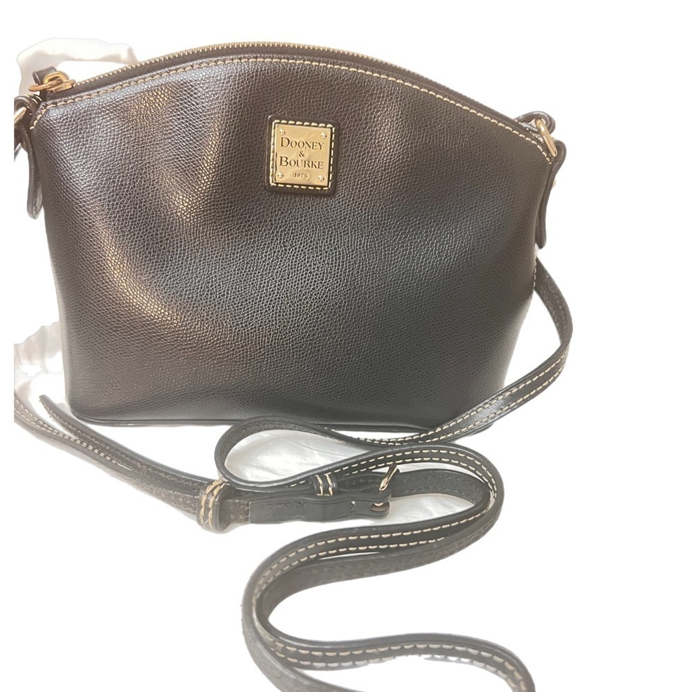 Dooney & Bourke Black Leather Crossbody Bag
